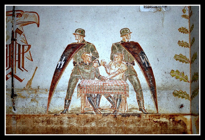 fahrerbunker wall painting AHF
