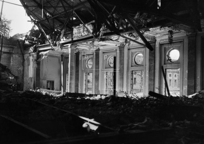 Reception Hall Destroyed above vorbunker AHF